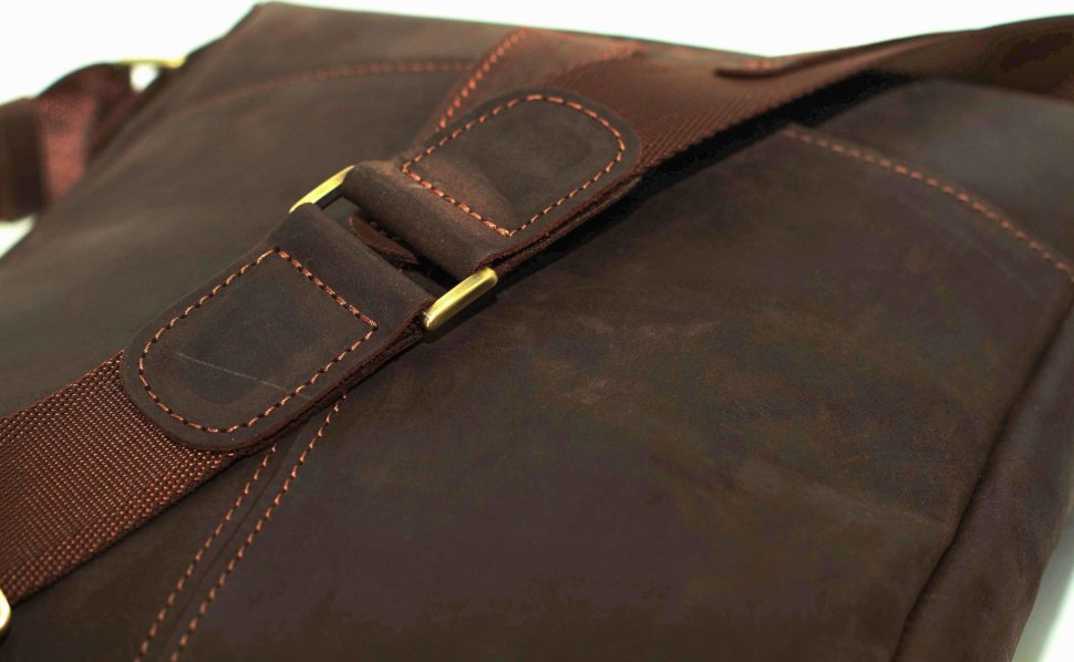 Мужская кожаная сумка винтажного стиля VATTO (11937)