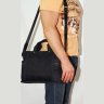 Наплечная мужская сумка из винтажной кожи Крейзи с ручками VATTO (12037) - 3