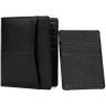 Классическое мужское портмоне из гладкой черной кожи под карты и документы Vintage (2414921) - 3