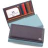 Шкіряний гаманець на кнопці з блоком для карт ST Leather (16030) - 1