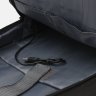 Мужской рюкзак для ноутбука из черного полиэстера на молнии Monsen (56896) - 5