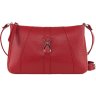 Жіноча червона сумка-кроссбоді на плече із якісної шкіри Issa Hara Аніта (21132) - 1