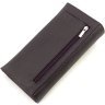 Фиолетовый женский кожаный кошелек с клапаном на кнопке ST Leather 1767396 - 4