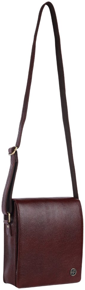 Мужская сумка планшет из фактурной кожи через плечо Hammonds Flycatcher SB1159 коричневого цвета 107996 фото №6 Мужская сумка планшет из фактурной кожи через плечо Hammonds Flycatcher SB1159 коричневого цвета 107996 modnotak фото №6