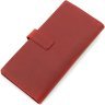 Жіночий червоний гаманець ручної роботи Grande Pelle (13016) - 3