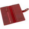 Жіночий червоний гаманець ручної роботи Grande Pelle (13016) - 5