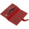 Жіночий червоний гаманець ручної роботи Grande Pelle (13016) - 6