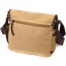 Текстильная мужская сумка песочного цвета для ноутбука 13 дюймов Vintage 2422202 - 2