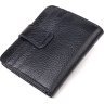 Невеликий гаманець з натуральної зернистої шкіри з хлястиком на кнопці CANPELLINI (2421688) - 2
