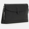 Мужская сумка мессенджер из качественной кожи с клапаном на магните Borsa Leather 108896 регулируемый ремень modnotak фото - 2