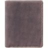 Темно-коричневое тонкое мужское портмоне из винтажной кожи Visconti Saber 68996 - 1