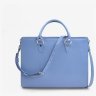 Женская кожаная сумка формата А4 в голубом цвете BlankNote Fancy 78996 - 1