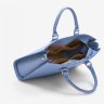 Женская кожаная сумка формата А4 в голубом цвете BlankNote Fancy 78996 - 4