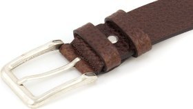 Итальянский ремень из натуральной кожи буйвола Gherardini 40672-GHBR