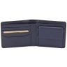 Темно-синє чоловіче портмоне з якісної натуральної шкіри без застібки Visconti Arthur 69196 - 2