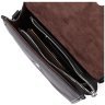 Стильная женская кожаная сумка черного цвета с длинным плечевым ремешком Vintage 2422259 - 6