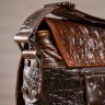 Шкіряна чоловіча сумка з тисненням під крокодила VINTAGE STYLE (14698) - 6