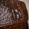 Шкіряна чоловіча сумка з тисненням під крокодила VINTAGE STYLE (14698) - 7
