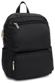 Вмесительный женский текстильный рюкзак в черном цвете Monsen 71797