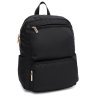 Місткий жіночий текстильний рюкзак в чорному кольорі Monsen 71797 - 1