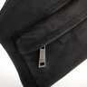 Фирменный рюкзак-слинг через плечо из винтажной кожи черного цвета TARWA (19889) - 4