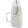 Белая кросс-боди женская сумочка из натуральной кожи Grande Pelle 102297 modnotak фото - 5