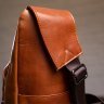 Стильный кожаный слинг - рюкзак на одно плечо VINTAGE STYLE (14783) - 7