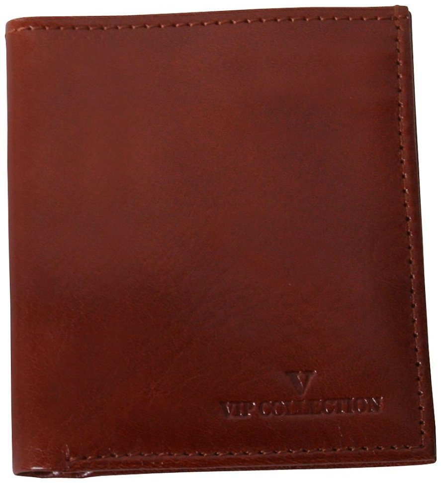 Шкіряне портмоне Newport без застібки Vip Collection 102597 (колір коньячний) фото №1 Шкіряне портмоне Newport без застібки Vip Collection 102597 (колір коньячний) modnotak фото №1
