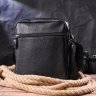 Практичная мужская сумка-планшет из натуральной кожи черного цвета Vintage (2421291)  - 8