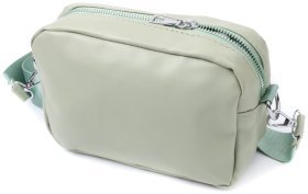 Женская сумка из кожзама с монетницей кросс-боди Vintage 22797 Фисташковый