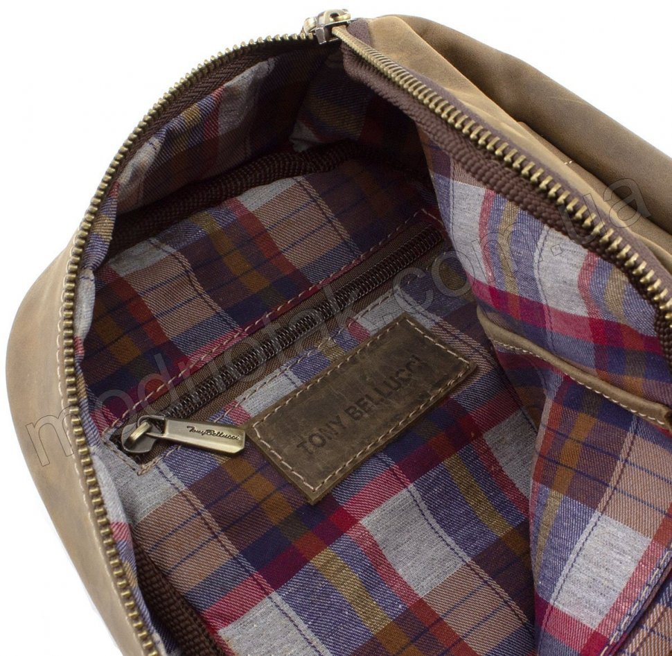 Мужская сумка через плечо винтажного стиля Tony Bellucci (10516)