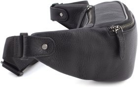 Кожаная мужская сумка-бананка H.T Leather (10209)