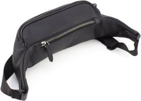 Кожаная мужская сумка-бананка H.T Leather (10209)