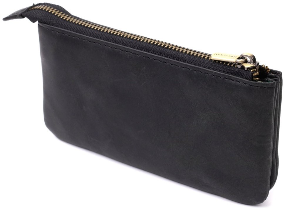 Винтажная кожаная ключница черного цвета Tony Perotti 103297 фото №2 Винтажная кожаная ключница черного цвета Tony Perotti 103297 modnotak фото №2