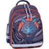 Сірий шкільний рюкзак з принтом вовка Bagland (53697) - 1