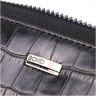 Місткий жіночий гаманець з натуральної шкіри з тисненням під крокодила BOND (2421980) - 3