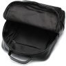 Елегантний міський шкіряний рюкзак чорного кольору VINTAGE STYLE (20037) - 8