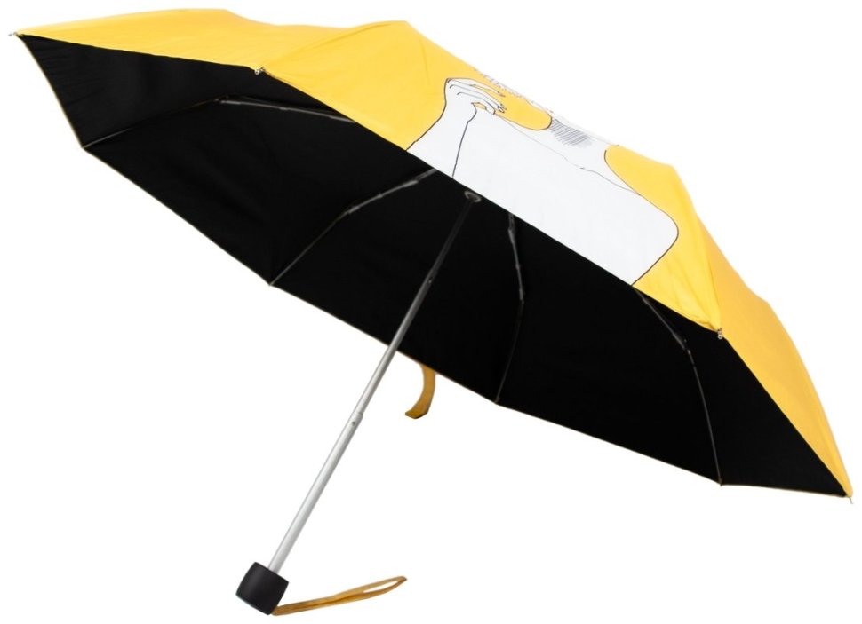 Женский складной зонт Fulton L884-040171 National Gallery Minilite-2 UV Sunflowers (Желтый с принтом подсолнуха, механика) 94297 modnotak фото №8