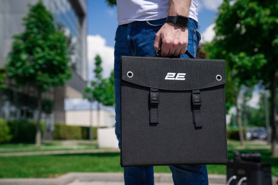 Портативна сонячна панель 2E, DC 60 Вт, USB-С 18 Вт, USB-A 24 Вт modnotak фото №3