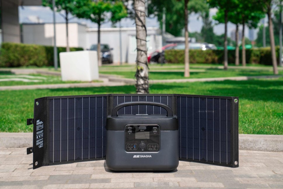 Портативна сонячна панель 2E, DC 60 Вт, USB-С 18 Вт, USB-A 24 Вт modnotak фото №6