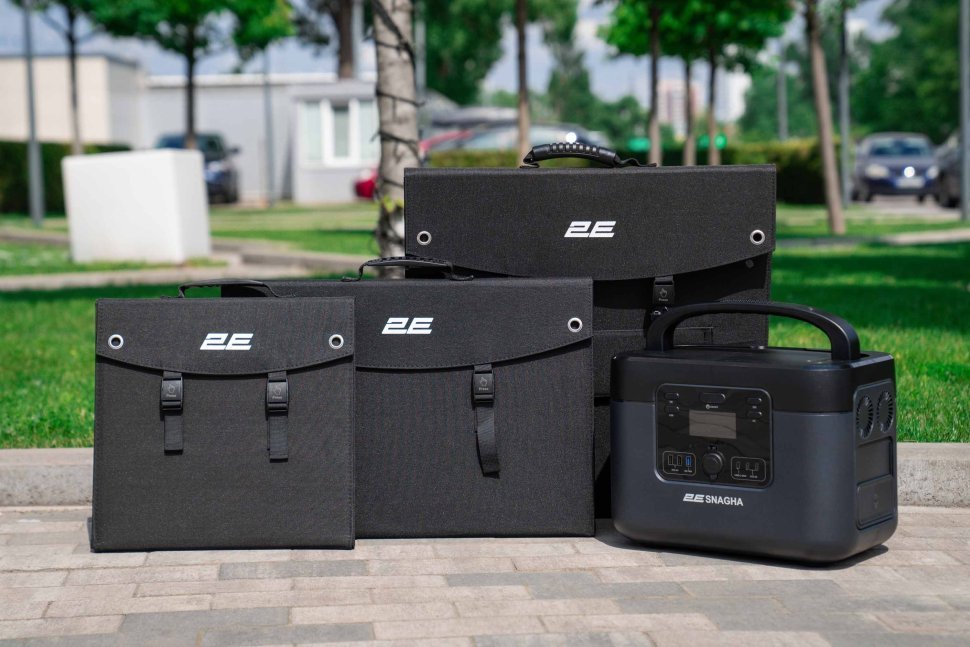 Портативна сонячна панель 2E, DC 60 Вт, USB-С 18 Вт, USB-A 24 Вт modnotak фото №7