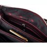 Жіноча шкіряна сумка-кроссбоді бордового кольору на плече KARYA (2420883) - 6