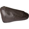 Коричневая мужская сумка-слинг из натуральной кожи с ярко-выраженной фактурой Vip Collection (21082) - 2