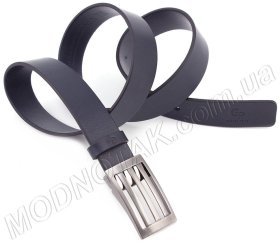 Мужской ремень из кожи с застежкой-гвоздик Grande Pelle (33103)