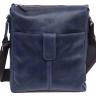 Винтажная наплечная сумка - планшет в синем цвете VATTO (11938) - 1