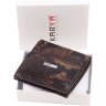 Жіночий гаманець коричневий з натуральної шкіри під змію Karya 67497 - 8