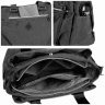 Повсякденна жіноча сумка середнього розміру з текстилю чорного кольору Confident 77597 - 2