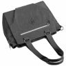 Повседневная женская сумка среднего размера из текстиля черного цвета Confident 77597 - 3