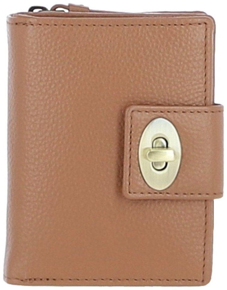 Місткий жіночий гаманець з натуральної шкіри з RFID-захистом Ashwood Y60 Butterscotch 97797 коричневого кольору фото №1 Місткий жіночий гаманець з натуральної шкіри з RFID-захистом Ashwood Y60 Butterscotch 97797 коричневого кольору modnotak фото №1