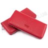 Червоний тонкий гаманець з натуральної шкіри KARYA (0951-46) - 3
